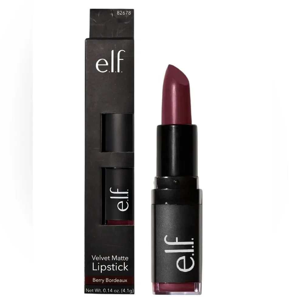 ELF Velvet Matte Lipstick Berry Bordeaux New In Package NIP